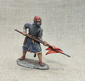 Миниатюра из олова Норманн с копьем, 54 мм, Студия Большой полк - фото