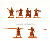 Солдатики из пластика Полк иноземного строя - усиление (6 шт., золотой) 1:32, Уфимский солдатик - фото