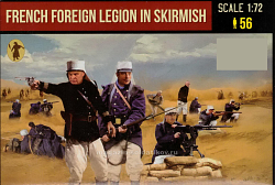 Солдатики из пластика French Foreign Legion in Skirmish (1/72) Strelets (М150) (М150)