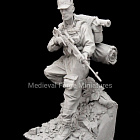 Сборная миниатюра из смолы Спецназ ГРУ Афганская война 75 мм (1:24) Medieval Forge Miniatures (C-75-114) (C-75-114)
