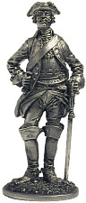 Миниатюра из металла 028. Рядовой кирасирского полка, 1732-1742 гг. EK Castings - фото