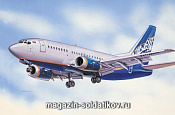 Сборная модель из пластика Среднемагистральный авиалайнер Б 735 (1/144) Восточный экспресс - фото