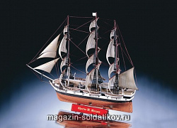 Сборная модель из пластика Китобойное судно «Нью Бедфорд» 1:200 Моделист