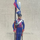 Миниатюра из олова Рядовой Польского уланского полка, Россия 1812 г., 54 мм, Студия Большой полк (ИЛ2248.12.02.54) (ИЛ2248.12.02.54)