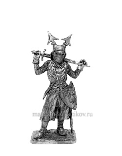 Миниатюра из олова 351. Ваксмут фон Мюльхаузен, XIII век, 54 мм, EK Castings (351-К) (351-К)