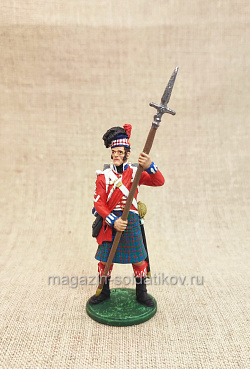 Колор-сержнт 42-го королевского полка. Великобритания, 1806-15 гг. 54мм (QF0152) (QF0152)