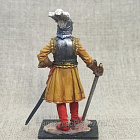 Миниатюра из олова Офицер рейтарского полка, 1700-1705 гг, 54 мм, Большой полк (ИЛ1338.11.01.54) (ИЛ1338.11.01.54)