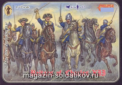 Солдатики из пластика Рейтары Карла XII (1/72) Strelets (035) (035)