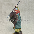 Миниатюра из смолы Мусульманский воин в бою, 54 мм, Студия Большой полк (FIV046.07.14.54) (FIV046.07.14.54)