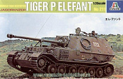 Сборная модель из пластика ИТ Танк Sd. Kfz.184 PanzerJager Elefant (1/35) Italeri - фото