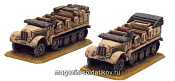 Сборная модель из пластика Sd Kfz 7 (8t) tractor (2x resin) (15мм) Flames of War - фото