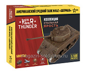 Сборная модель из пластика Американский танк Шерман WT 1/100 Звезда - фото