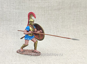 Миниатюра из олова Греческий гоплит, 54 мм, Студия Большой полк - фото