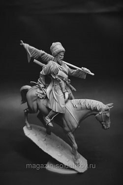 Сборная миниатюра из смолы Кавказский горец, XIX век, 54 мм, Chronos miniatures (CHM-54359) (CHM-54359)