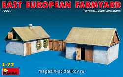 Сборная модель из пластика Восточно-европейский деревенский двор MiniArt (1:72)