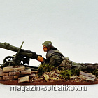 Пулеметный расчет с пулеметом максим 1943-45 гг., 54 мм, Студия Большой полк (ИЛ0207.14.01.54) (ИЛ0207.14.01.54)