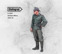 Сборная фигура из смолы German officer, 1/35, Stalingrad