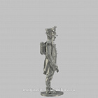 Сборная миниатюра из металла Обер-офицер мушкетёрского полка, Россия 1808-1812 гг, 28 мм, Аванпост