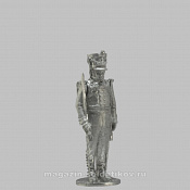 Сборная миниатюра из металла Обер-офицер мушкетёрского полка, Россия 1808-1812 гг, 28 мм, Аванпост - фото