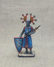 Германский рыцарь, XIII век, 54 мм, Студия Большой полк - фото