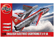 Сборная модель из пластика А Самолет English Electric Lightning F1/F1A/F2/F3 (1/48) Airfix - фото