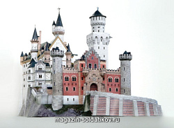 Сборная модель. Серия: Архитектурные памятники. Масштаб 1/100. Замок «Neuschwanstein» Умбум (157) (157)