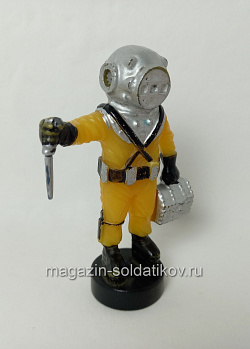 Фигурка из пластика Водолаз СССР (704-1076) (704-1076)