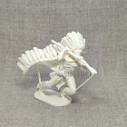 Сборная миниатюра из смолы Индейский воин в рукопашной 1/24 Alex-Moscow (AM232) (AM232)