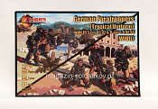Солдатики из пластика German Paratroopers (Tropical Uniform) with 10,5 cm LG 42 & 8-cm s.G.W.34 (1/72) Mars - фото