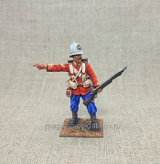 Миниатюра из олова Английский сержант. Англо-зулусская война 1879, Франция, 54 мм, Студия Большой полк - фото