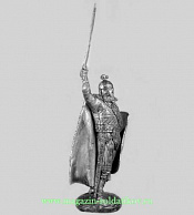 Миниатюра из олова Галльский вождь с мечом, 4 в. до н.э., 54 мм, Россия - фото