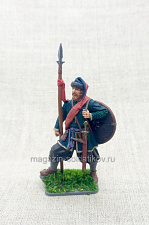 Варяжский дружинник с копьем. Русь, X век, 54 мм - фото