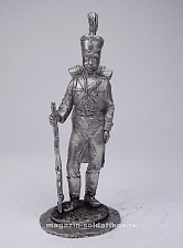 Миниатюра из олова 201 РТ Рядовой прусской пехоты, 54 мм, Ратник - фото
