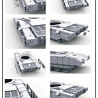 48099 Современный танк Т-14 (смола), 1:48, АРК моделс