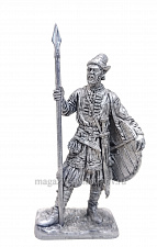Миниатюра из олова 332. Древнерусский воин. Русь, X век, 54 мм, EK Castings - фото