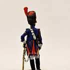 Миниатюра из олова Рядовой полка Конных гренадеров Императорской гвардии. Франция, Студия Большой полк