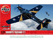 Сборная модель из пластика А Самолет Shorts tucano (1/72) Airfix - фото