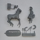 Сборная миниатюра из смолы Трубач-шеволежер, Франция, 28 мм, Аванпост
