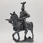 Солдатики из пластика Рыцарь (орел на шлеме) с мечом и копьем, всадник