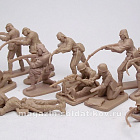 Солдатики из пластика Japanese 12 figures in 6 poses (tan), 1:32 ClassicToySoldiers