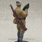 Красноармеец-мин. с миной к 120-мм плк. миномёту, 1941-43 гг. СССР, 54 мм, Soldanir (QF0542) (QF0542)