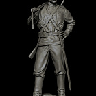 Сборная миниатюра из смолы Русский казак №2. Козьма, 75мм, Shot Mini (RIA-K-4) (RIA-K-4)