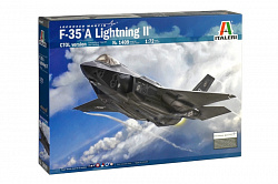 Сборная модель из пластика ИТ Самолет F-35A LIGHTING II 1:72 Italeri
