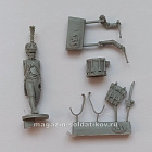 Сборная миниатюра из смолы Барабанщик гренадерской роты, идущий, Франция, 28 мм, Аванпост