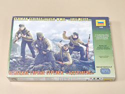 Сборные фигуры из пластика 3599 Немецкие стрелки «Эдельвейс» (1/35) Звезда (Q445-248) (Q445-248)