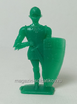 Рыцари пешие, Ледовое побоище (зелёные) (704-1107/6) (704-1107/6)