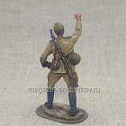 Миниатюра из олова Командир расчета, 1943-45 гг., 54 мм, Студия Большой полк (ИЛ1118.14.01.54) (ИЛ1118.14.01.54)