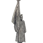 Миниатюра из олова Знаменосец-подпрапорщик 195 пех. Оровайского полка, 1916 г. Россия, EK Castings (WW1-6) (WW1-6)