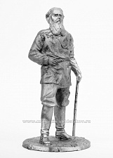 Миниатюра из олова 527 РТ Лев Толстой, 54 мм, Ратник - фото
