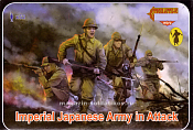 Солдатики из пластика Imperial Japanese Army in Attack (1/72) Strelets - фото